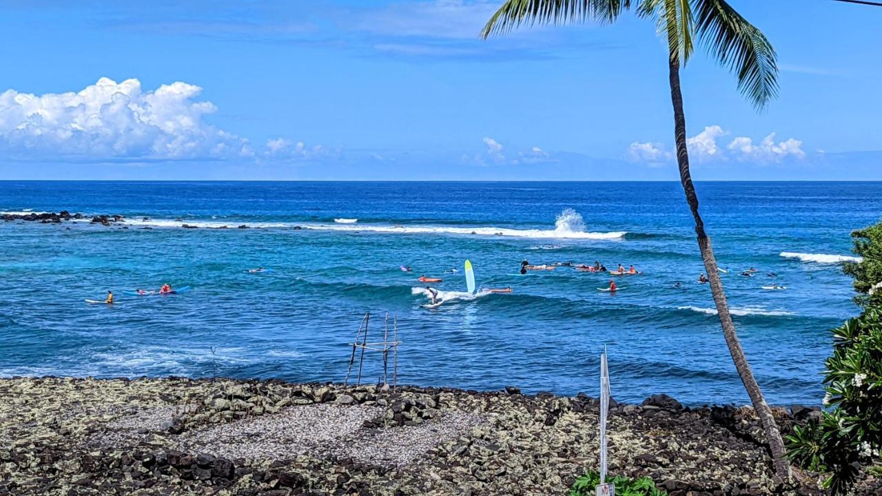 Seaspray Oceanview Apartment Kailua-Kona Exterior foto