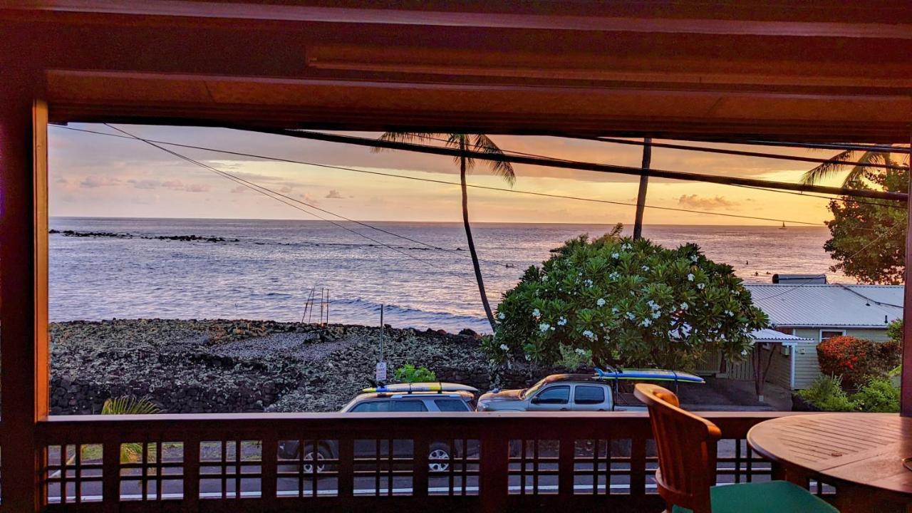 Seaspray Oceanview Apartment Kailua-Kona Exterior foto