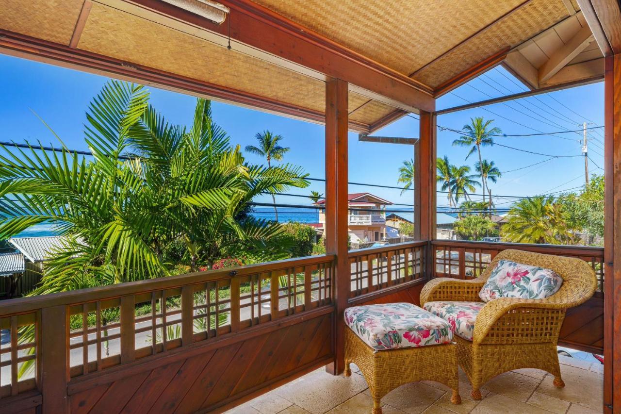 Seaspray Oceanview Apartment Kailua-Kona Exterior foto