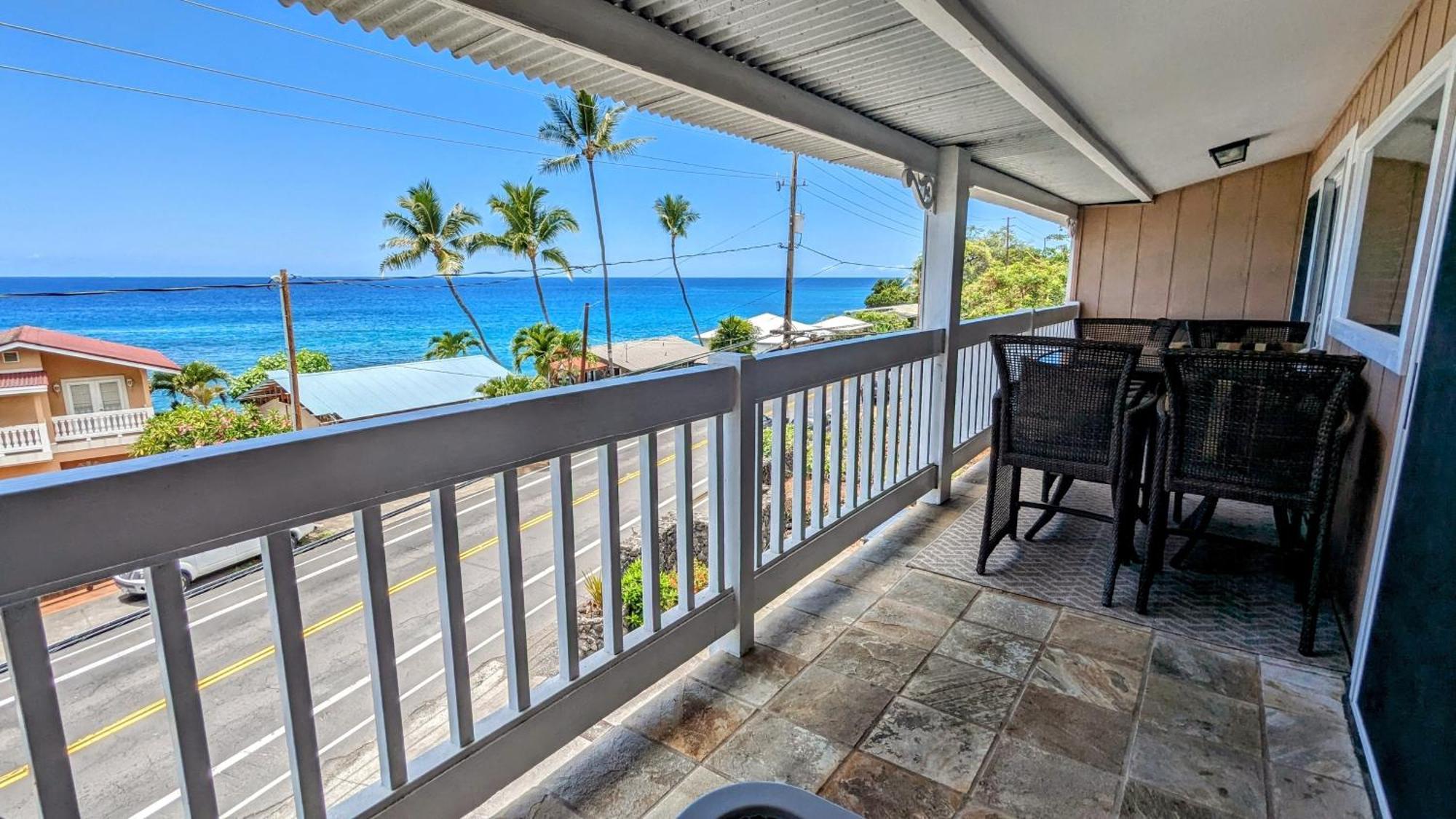 Seaspray Oceanview Apartment Kailua-Kona Exterior foto