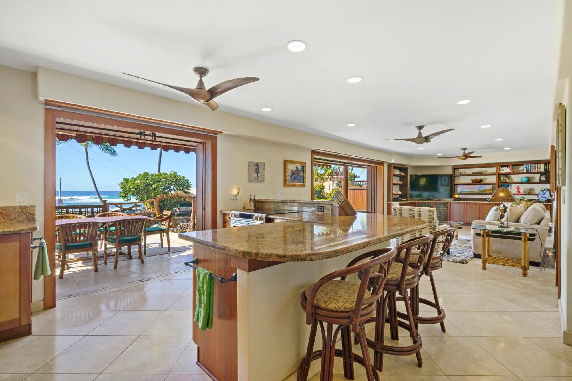 Seaspray Oceanview Apartment Kailua-Kona Exterior foto