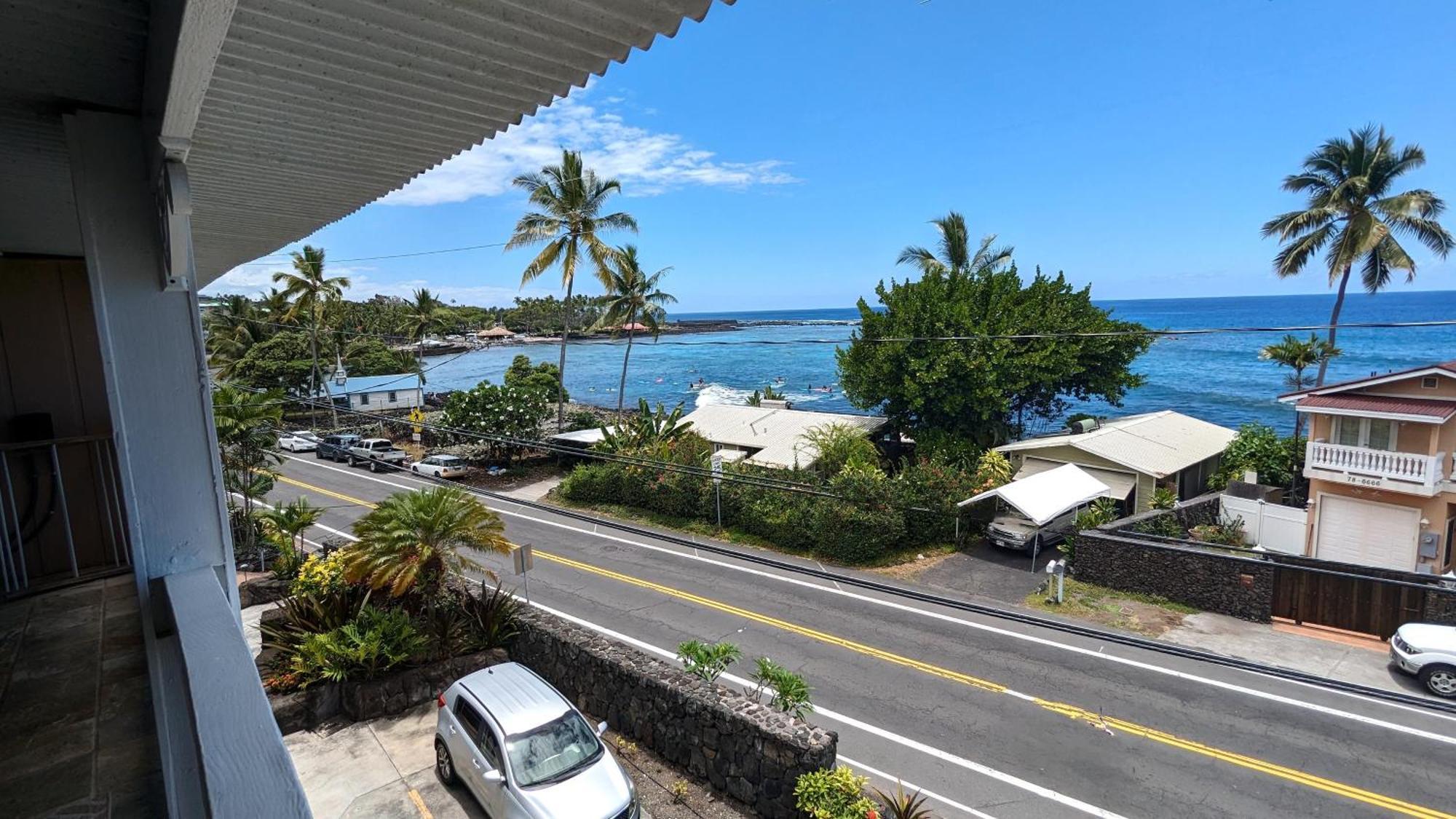 Seaspray Oceanview Apartment Kailua-Kona Exterior foto