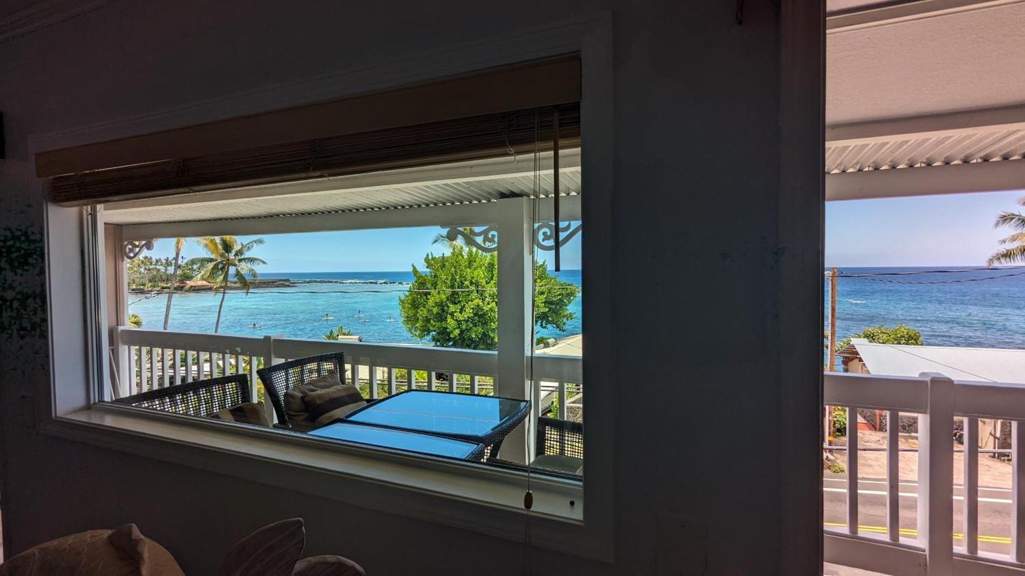 Seaspray Oceanview Apartment Kailua-Kona Exterior foto