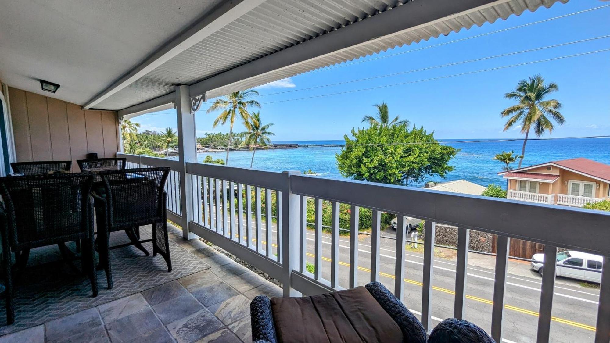 Seaspray Oceanview Apartment Kailua-Kona Exterior foto